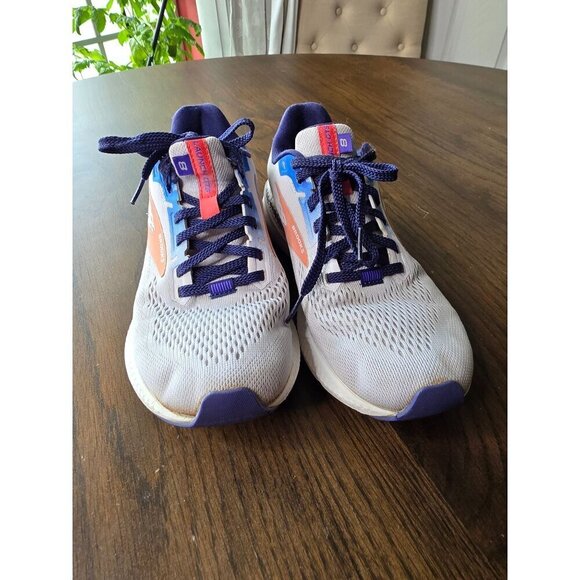 Brooks Launch GTS 8 1203461B520 Running Shoes Woman Sz 6.5 Gray Purple - Picture 5 of 16